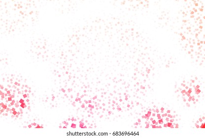 Light Pink, Yellow vector low poly background. A sample with a polygonal design. Illustration in polygonal style with repeating squares