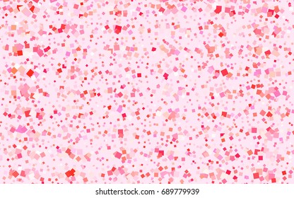Light Pink, Yellow vector low poly background. A sample with a polygonal design. Illustration in polygonal style with repeating squares