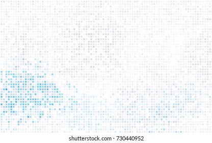 Light Pink, Yellow vector low poly background. A sample with a polygonal design. Illustration in polygonal style with repeating squares