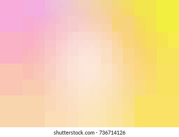 Light Pink, Yellow vector Low poly crystal background. Polygon design pattern. Low poly illustration, low polygon background.