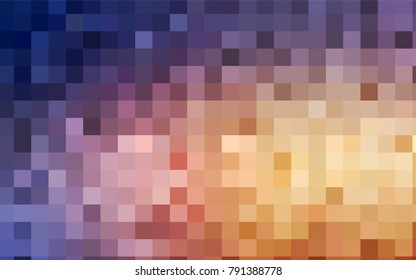 Light Pink, Yellow vector low poly background. A sample with a polygonal design. Illustration in polygonal style with repeating squares
