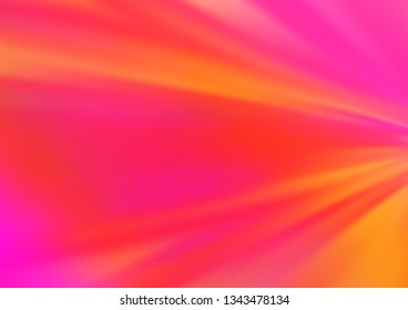 Light Pink, Yellow vector modern bokeh pattern. A completely new color illustration in a bokeh style. A completely new design for your business.