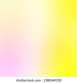 Light Pink, Yellow vector modern blurred backdrop. Elegant bright illustration with gradient. Best design for your business.