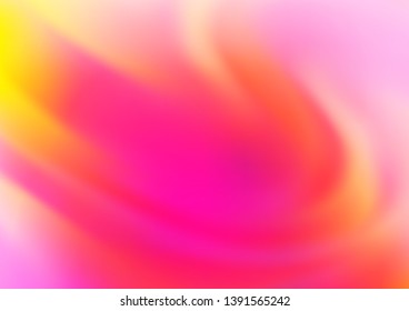 Light Pink, Yellow vector modern elegant template. A completely new color illustration in a bokeh style. The elegant pattern for brand book.