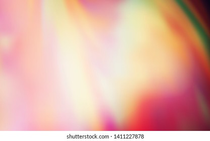Light Pink, Yellow vector modern elegant background. A completely new colored illustration in blur style. Background for a cell phone.