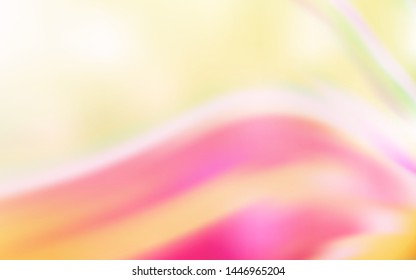 Light Pink, Yellow vector modern elegant backdrop. Shining colored illustration in smart style. Blurred design for your web site.