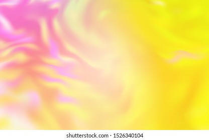 Light Pink, Yellow vector modern elegant background. Abstract colorful illustration with gradient. Elegant background for a brand book.