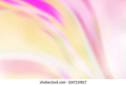 Light Pink, Yellow vector modern elegant backdrop. Colorful illustration in abstract style with gradient. Background for designs.