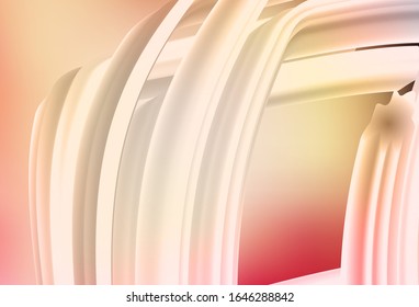 Light Pink, Yellow vector modern elegant backdrop. An elegant bright illustration with gradient. The best blurred design for your business.