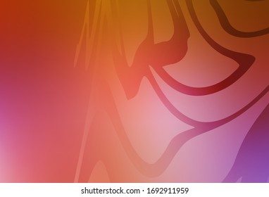 Light Pink, Yellow vector modern elegant backdrop. A completely new colored illustration in blur style. Background for designs.