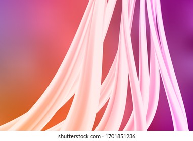 Delgado rosa claro, vector amarillo moderno y elegante fondo. Ilustración colorida en estilo abstracto con degradado. Nuevo estilo para el diseño de su negocio.