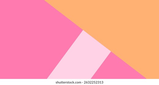 Hellrosa, gelber Vektor moderner geometrischer Hintergrund. Abstrakte Vorlage. Geometrisches Muster im quadratischen Stil mit Farbverlauf