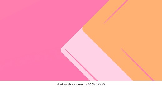 Light Pink, Yellow vector modern geometrical background. Abstract template. Geometric pattern in square style with gradient.