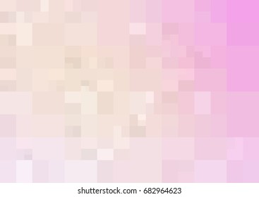 Light Pink, Yellow vector modern geometrical abstract background. Texture template. Geometric pattern in Origami style with gradient. 
