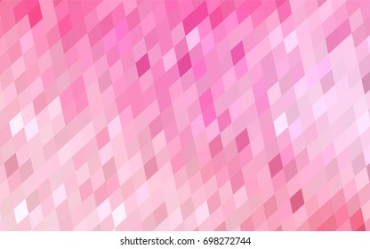 Light Pink, Yellow vector modern geometrical background. Abstract template. Geometric pattern in square style with gradient.