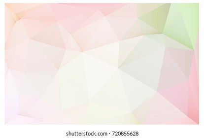 Light Pink, Yellow vector modern geometrical abstract background. Texture, new background. Geometric background in Origami style with gradient. 