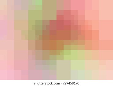 Light Pink, Yellow vector modern geometrical abstract background. Texture template. Geometric pattern in Origami style with gradient. 