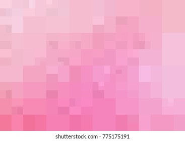 Light Pink, Yellow vector modern geometrical abstract background. Texture template. Geometric pattern in Origami style with gradient. 