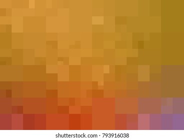 Light Pink, Yellow vector modern geometrical abstract background. Texture template. Geometric pattern in Origami style with gradient. 