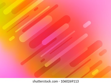 Light Pink, Yellow vector natural abstract texture. Colorful abstract illustration with lines in Asian style. The pattern can be used for wallpapers and coloring books.