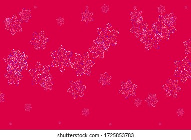 Light Pink, Yellow vector natural artwork with flowers. Modern abstract illustration with flowers. Doodle design for your web site.