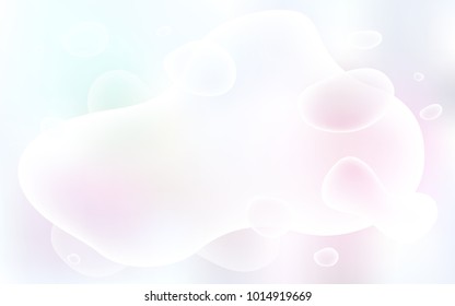 Light Pink, Yellow vector pattern with lines, ovals. Shining crooked illustration in memphis style. New composition for your brand book.