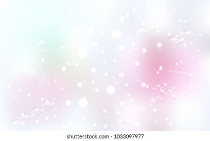 Light Pink, Yellow vector pattern with christmas ribbons. Beautiful colored illustration with ribbon in celebration style. The pattern can be used for new year ad, booklets.