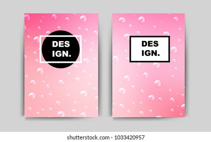 Light Pink, Yellow vector pattern for posters. Glitter abstract design concept with text box. Completely new template for your brand book.