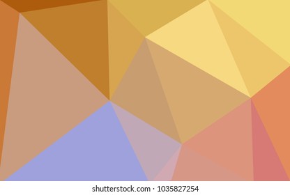Light Pink, Yellow vector Pattern.  triangular template. Geometric sample. Repeating routine with triangle shapes. New texture for your design. Pattern can be used for background.