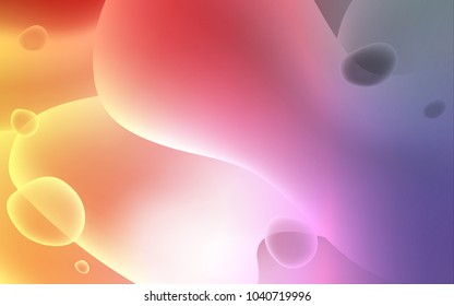 Light Pink, Yellow vector pattern with bent lines. Brand-new colored illustration in memphis style with gradient. A completely new memphis design for your business.