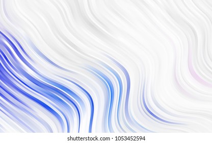 Light Pink, Yellow vector pattern with bent lines. Modern gradient abstract illustration with bandy lines. Marble style for your business design.