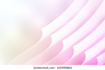 Light Pink, Yellow vector pattern with sharp lines. Modern geometrical abstract illustration with Lines. Best design for your ad, poster, banner.