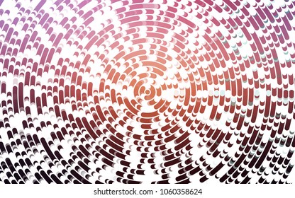 Light Pink, Yellow vector pattern with bent ribbons. Glitter abstract illustration with wry lines. A completely new marble design for your business.