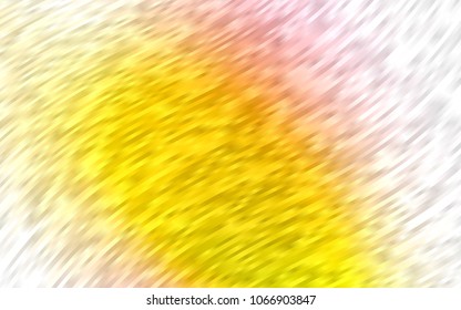 Light Pink, Yellow vector pattern with bent lines. Shining crooked illustration in marble style. Marble style for your business design.