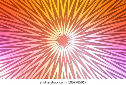 Light Pink, Yellow vector pattern with sharp lines. Blurred decorative design in simple style with lines. Template for your beautiful backgrounds.