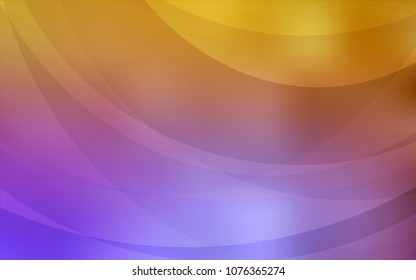 Light Pink, Yellow vector pattern with lamp shapes. Shining crooked illustration in marble style. A new texture for your  ad, booklets, leaflets.