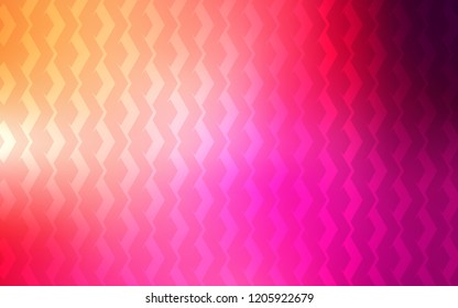 Light Pink, Yellow vector pattern with sharp lines. Modern geometrical abstract illustration with Lines. Smart design for your business advert.