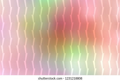 Light Pink, Yellow vector pattern with sharp lines. Glitter abstract illustration with colored sticks. Smart design for your business advert.