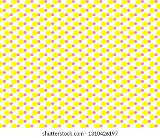 Light Pink, Yellow vector pattern with spheres. Illustration with set of shining colorful abstract circles. Pattern for ads, leaflets.