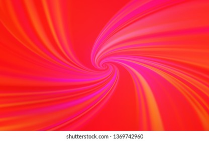 Light Pink, Yellow vector pattern with bent lines. Modern gradient abstract illustration with bandy lines. Brand new design for your ads, poster, banner.