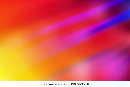 Light Pink, Yellow vector pattern with sharp lines. Glitter abstract illustration with colorful sticks. Template for your beautiful backgrounds.