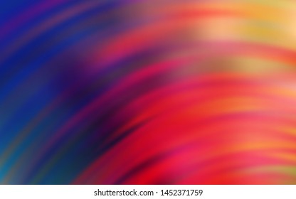 Light Pink, Yellow vector pattern with lines. An elegant bright illustration with gradient. New composition for your brand book.