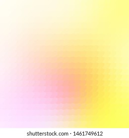 Light Pink, Yellow vector pattern with circles. Abstract colorful disks on simple gradient background. Design for posters, banners.