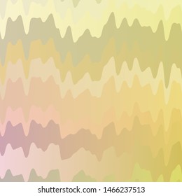 Light Pink, Yellow vector pattern with curved lines. Colorful illustration in abstract style with bent lines. Smart design for your promotions.