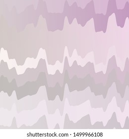 Light Pink, Yellow vector pattern with wry lines. Colorful geometric sample with gradient curves.  Pattern for booklets, leaflets.