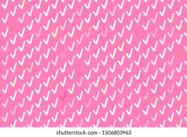 Light Pink, Yellow vector pattern with lines. Geometric illustration in abstract style with gradient.  Abstract design for your web site.
