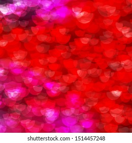 Light Pink, Yellow vector pattern with circles. Modern abstract illustration with colorful circle shapes. Design for your commercials.