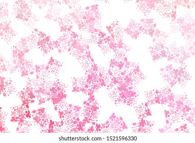 Light Pink, Yellow vector pattern with random forms. Modern abstract illustration with colorful random forms. Best smart design for your business.