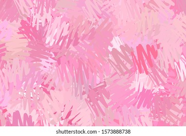 Light Pink, Yellow vector pattern with sharp lines. Colorful shining illustration with lines on abstract template. Pattern for your busines websites.