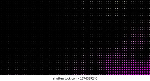 Light Pink, Yellow vector pattern with spheres. Abstract colorful disks on simple gradient background. Pattern for websites.
